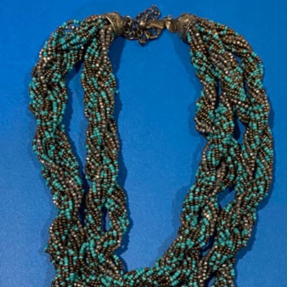 Chico's Turquoise Color Stones Necklace * - Picture 1 of 4